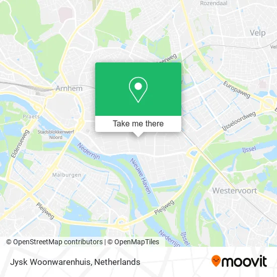 Jysk Woonwarenhuis map