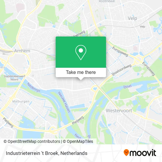 Industrieterrein 't Broek map