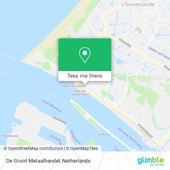 De Groot Metaalhandel Karte