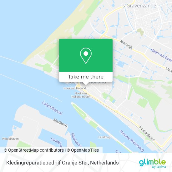 Kledingreparatiebedrijf Oranje Ster map