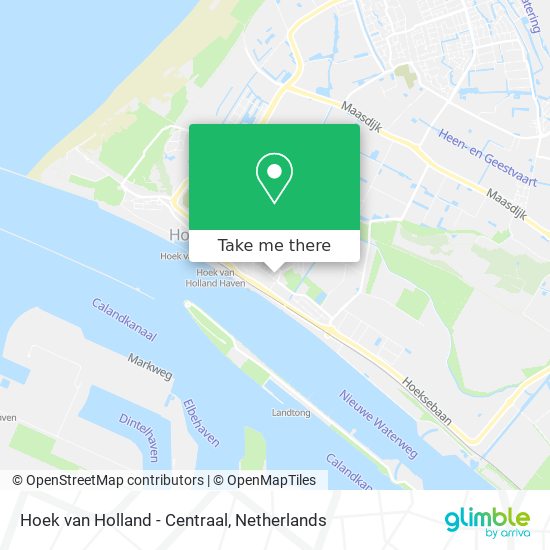 Hoek van Holland - Centraal map