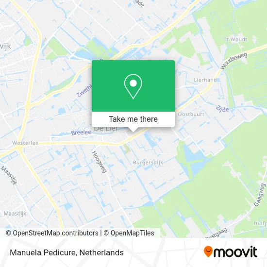 Manuela Pedicure map