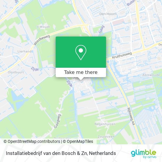 Installatiebedrijf van den Bosch & Zn map