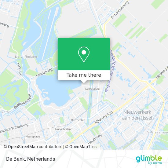 De Bank map