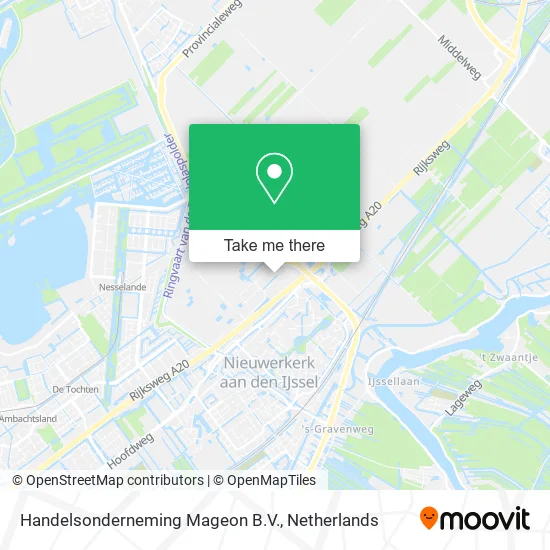 Handelsonderneming Mageon B.V. map