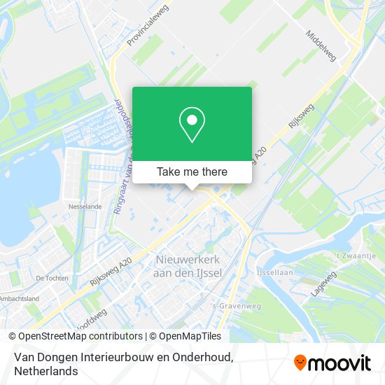 Van Dongen Interieurbouw en Onderhoud map