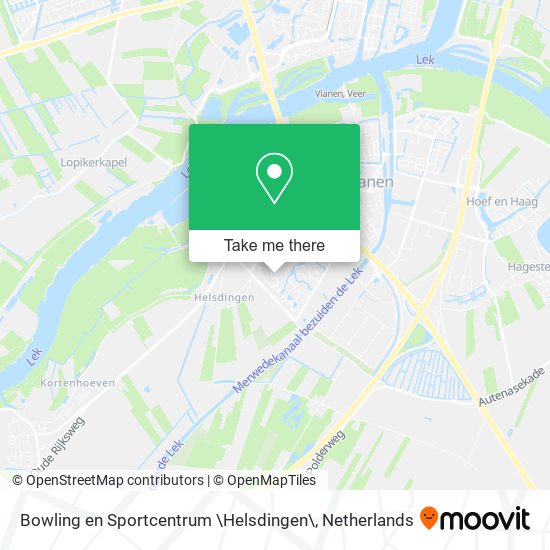 Bowling en Sportcentrum \Helsdingen\ Karte