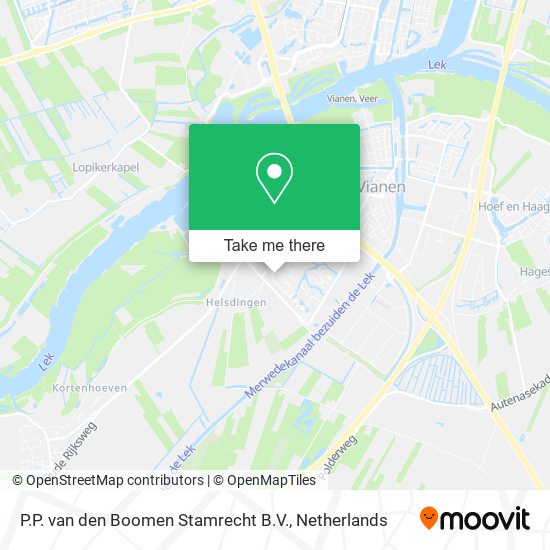 P.P. van den Boomen Stamrecht B.V. map