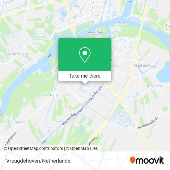 Vreugdehoven map