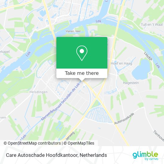 Care Autoschade Hoofdkantoor Karte