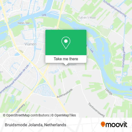 Bruidsmode Jolanda map