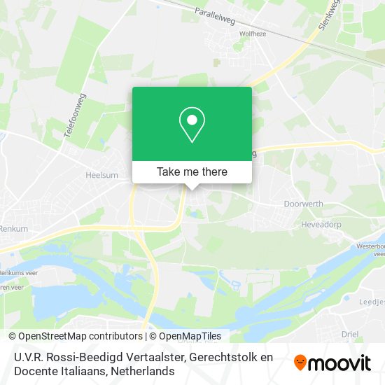 U.V.R. Rossi-Beedigd Vertaalster, Gerechtstolk en Docente Italiaans map