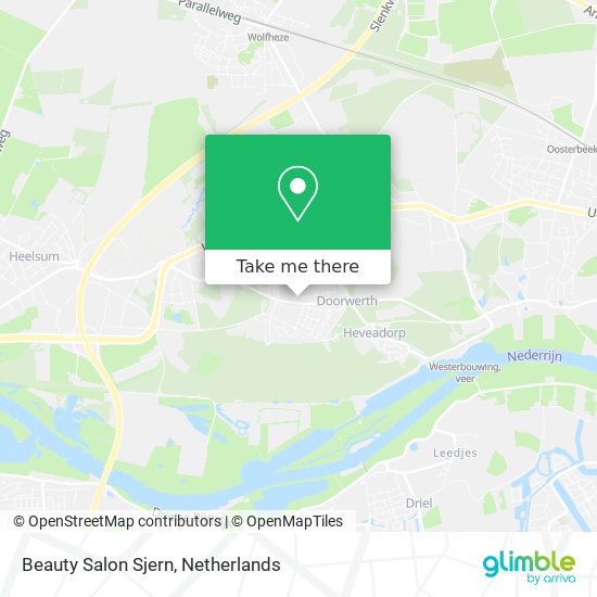 Beauty Salon Sjern map