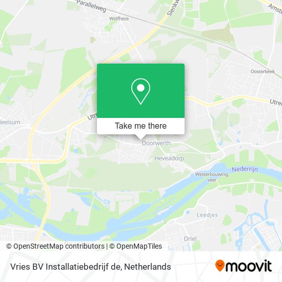 Vries BV Installatiebedrijf de map