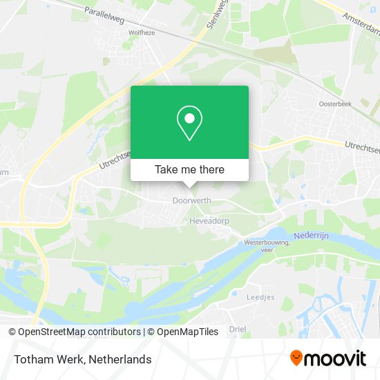 Totham Werk map