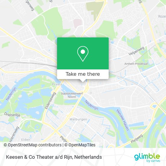 Keesen & Co Theater a/d Rijn map