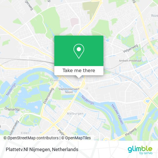 Plattetv.Nl Nijmegen map