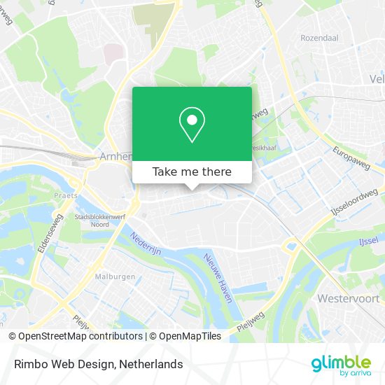 Rimbo Web Design map