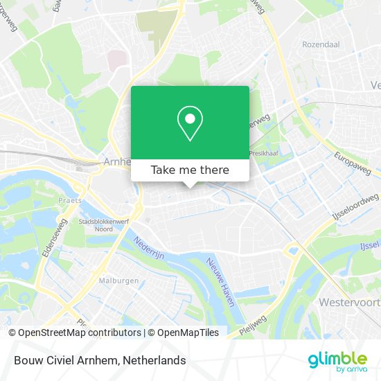 Bouw Civiel Arnhem Karte