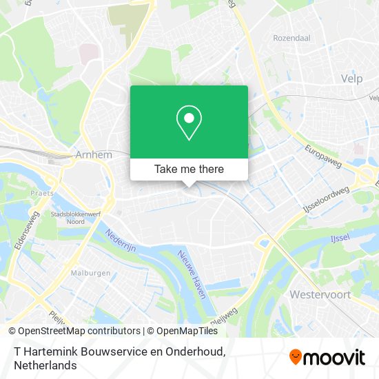 T Hartemink Bouwservice en Onderhoud map