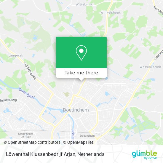 Löwenthal Klussenbedrijf Arjan map