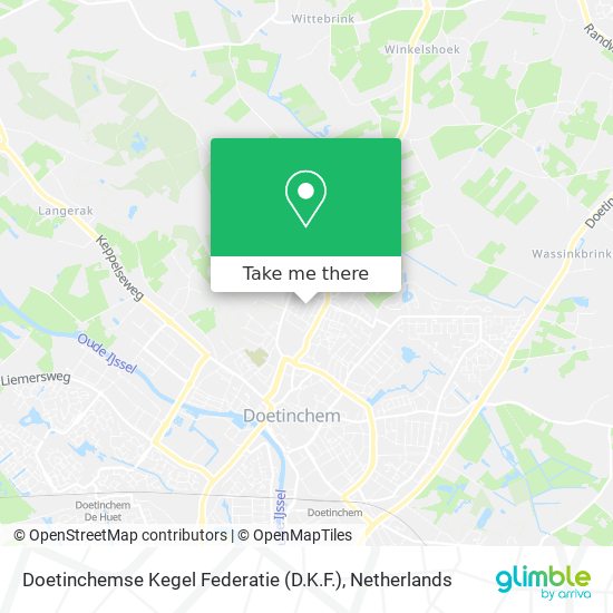 Doetinchemse Kegel Federatie (D.K.F.) map