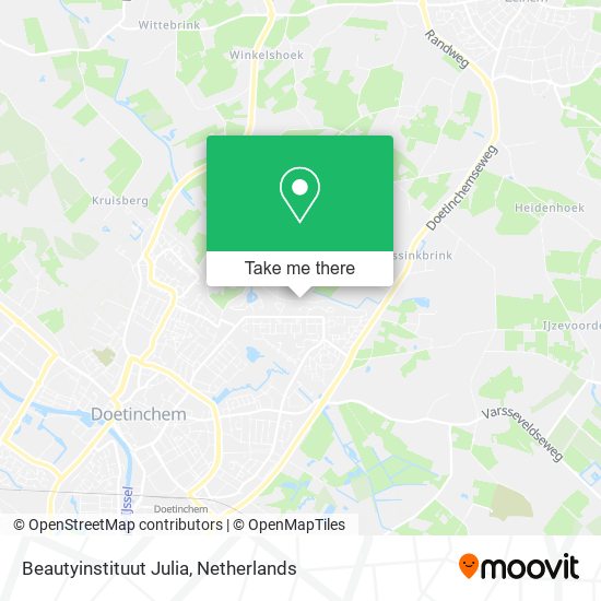 Beautyinstituut Julia map