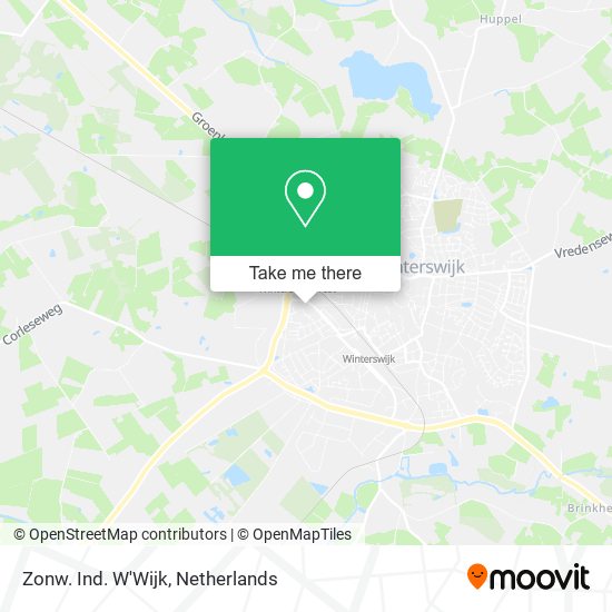 Zonw. Ind. W'Wijk map