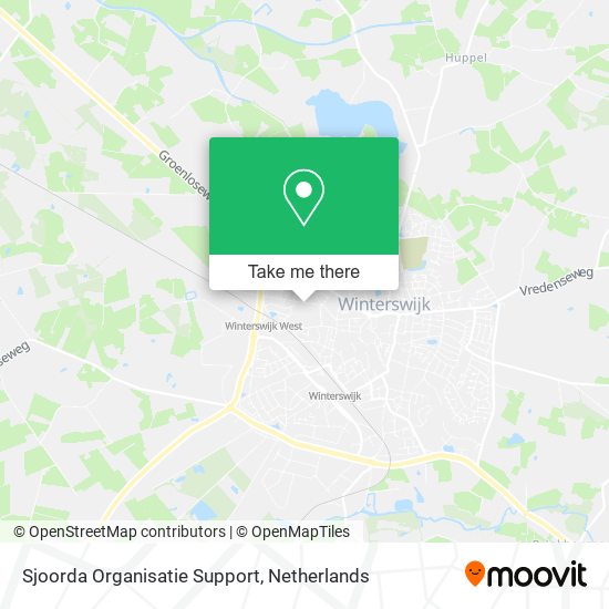 Sjoorda Organisatie Support Karte