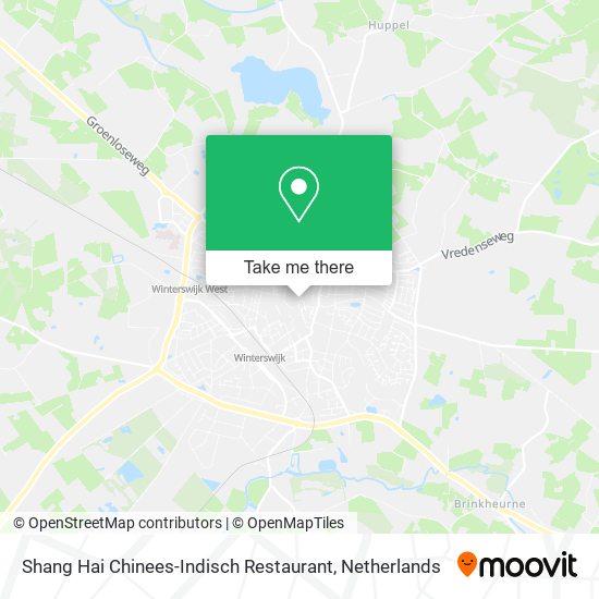 Shang Hai Chinees-Indisch Restaurant map