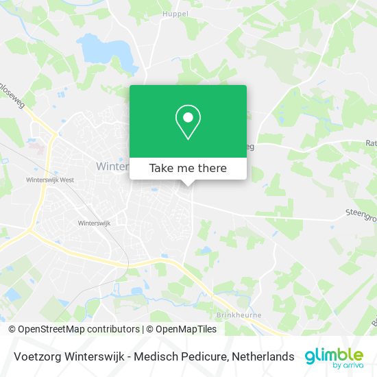 Voetzorg Winterswijk - Medisch Pedicure map