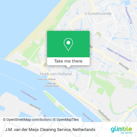 J.M. van der Meijs Cleaning Service Karte