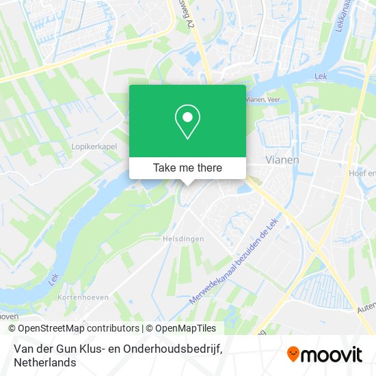 Van der Gun Klus- en Onderhoudsbedrijf map