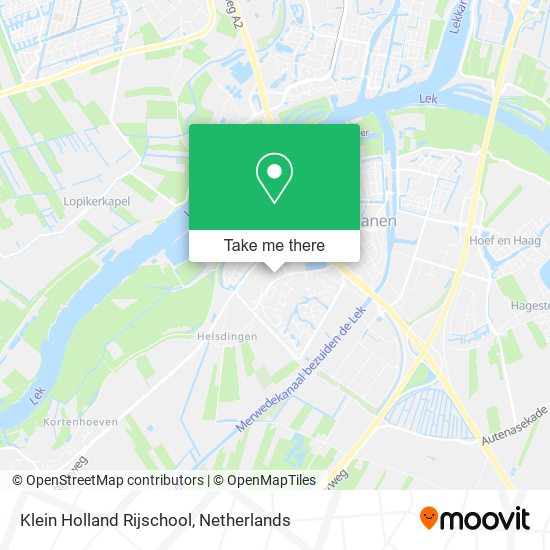 Klein Holland Rijschool map