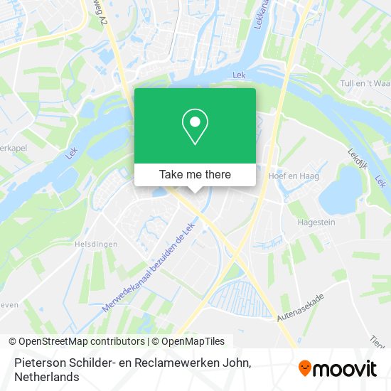 Pieterson Schilder- en Reclamewerken John map