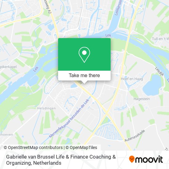 Gabrielle van Brussel Life & Finance Coaching & Organizing map