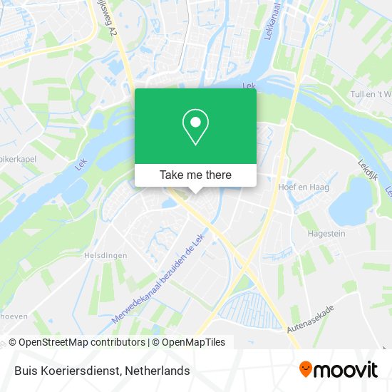 Buis Koeriersdienst map