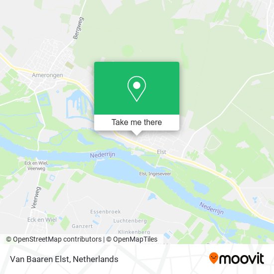 Van Baaren Elst map