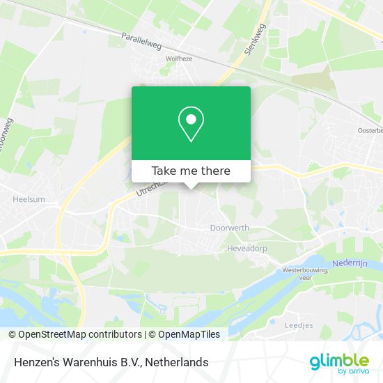 Henzen's Warenhuis B.V. map