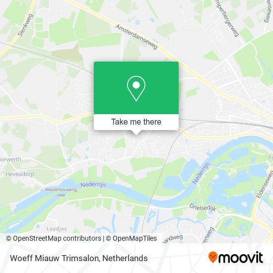 Woeff Miauw Trimsalon map