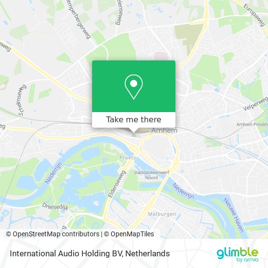 International Audio Holding BV map
