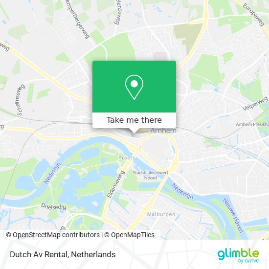 Dutch Av Rental map