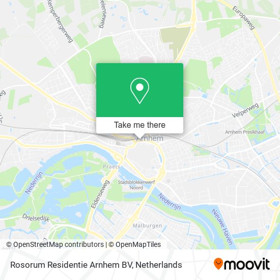 Rosorum Residentie Arnhem BV map