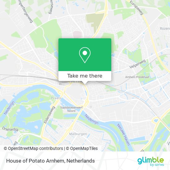 House of Potato Arnhem Karte