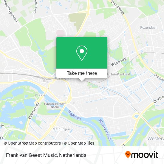 Frank van Geest Music map