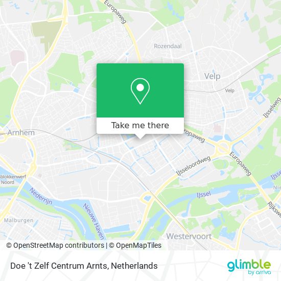 Doe 't Zelf Centrum Arnts Karte