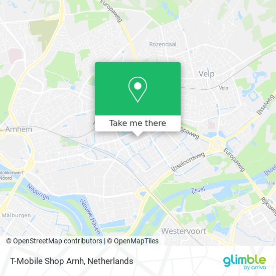 T-Mobile Shop Arnh map