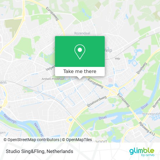 Studio Sing&Fling map