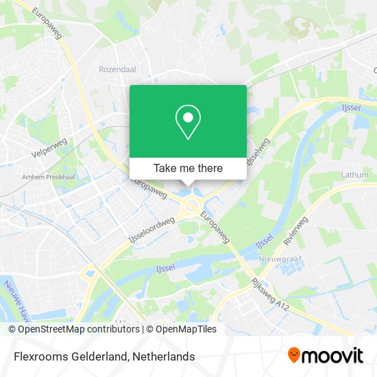 Flexrooms Gelderland map