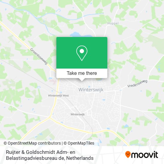 Ruijter & Goldschmidt Adm- en Belastingadviesbureau de map